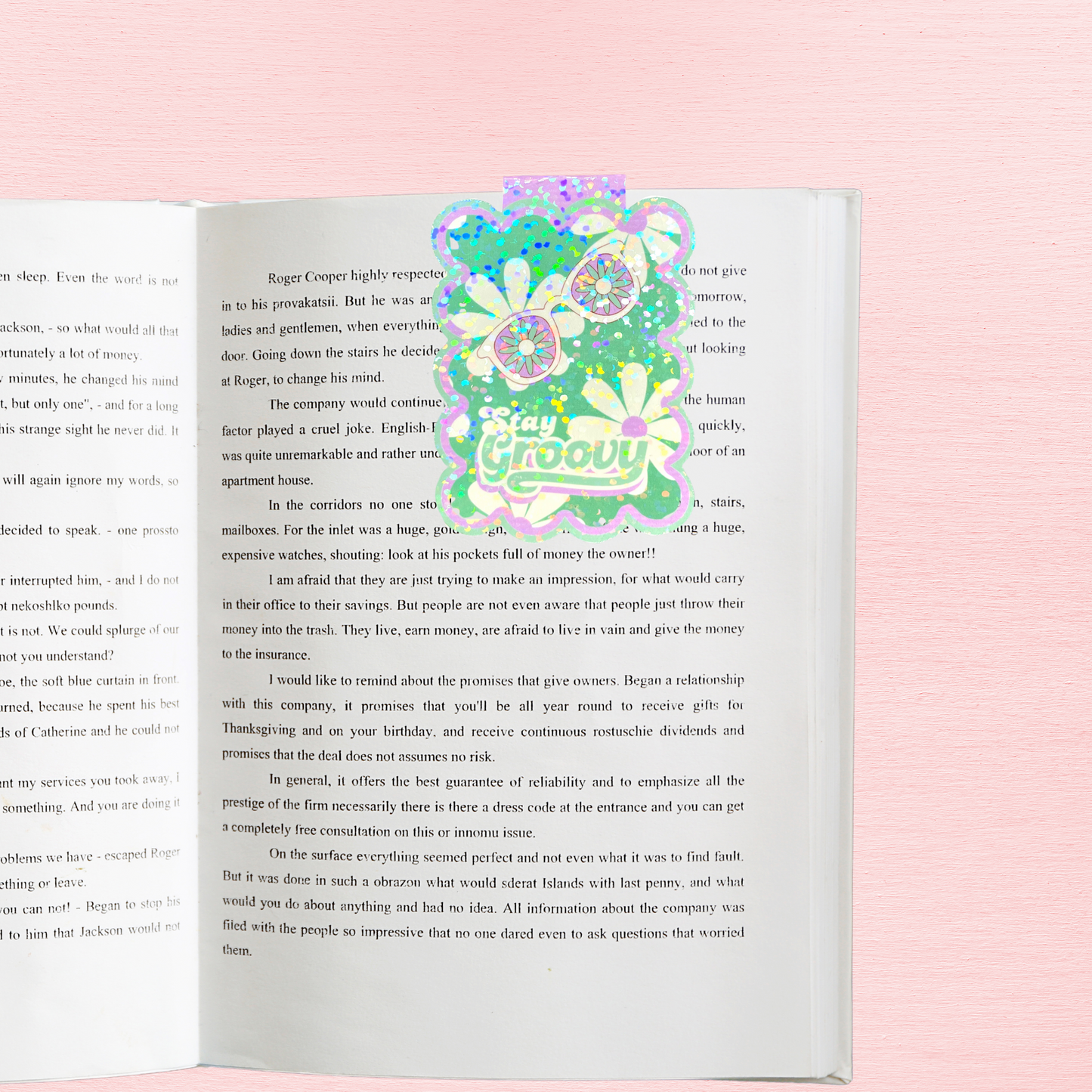 Stay Groovy Magnetic Bookmark