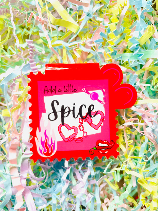 Add a Little Spice Magnetic Bookmark