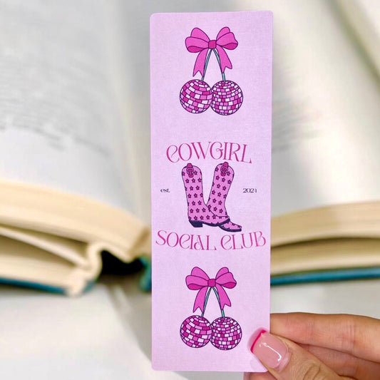 Cowgirl Social Club Bookmark