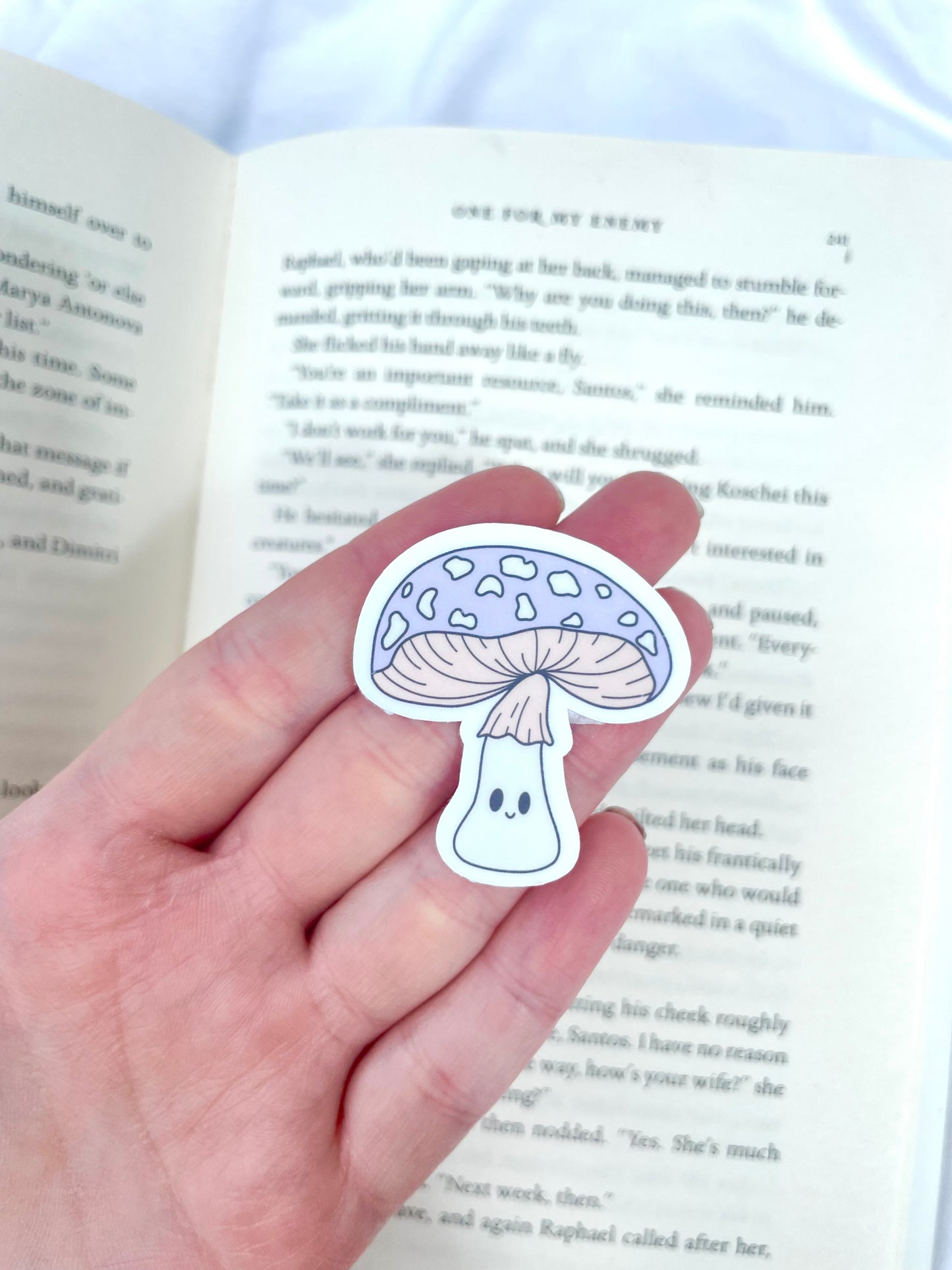 Cute Purple Mushroom Sticker