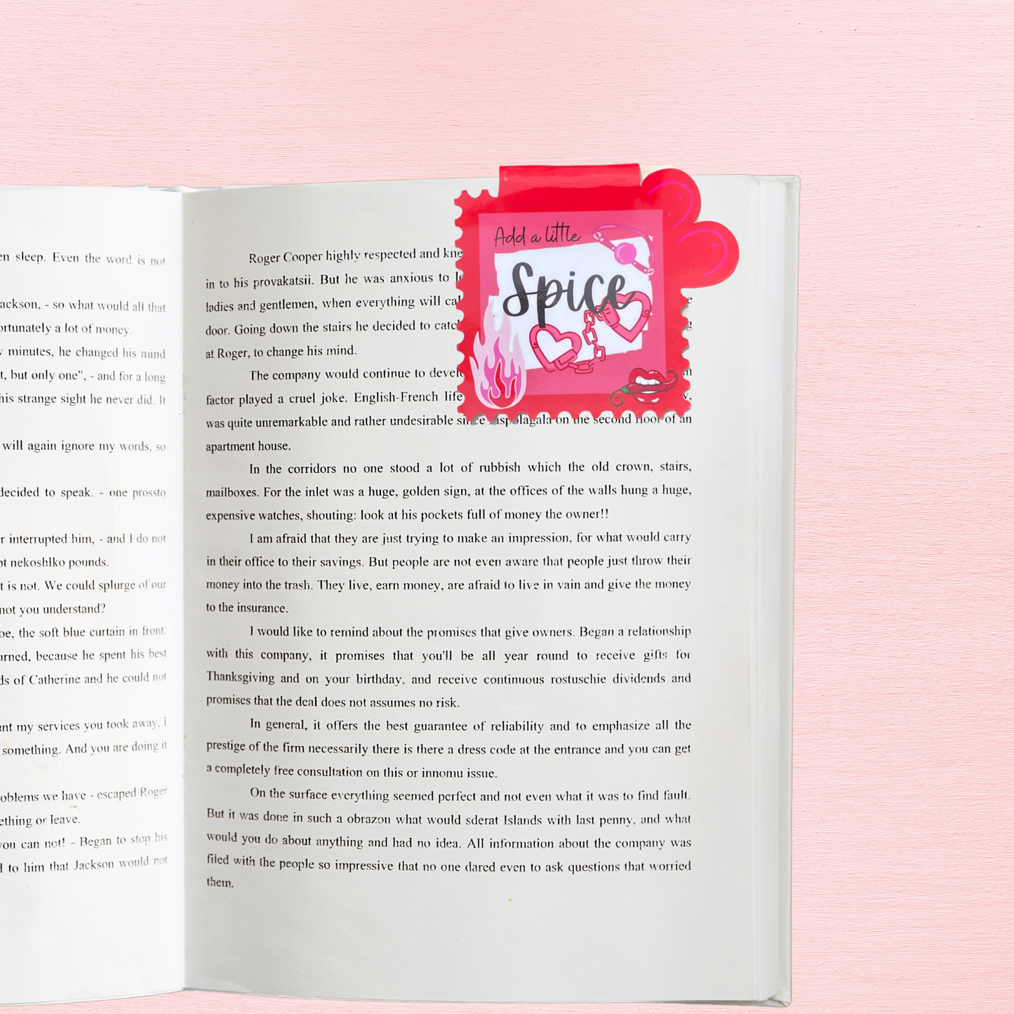 Add a Little Spice Magnetic Bookmark