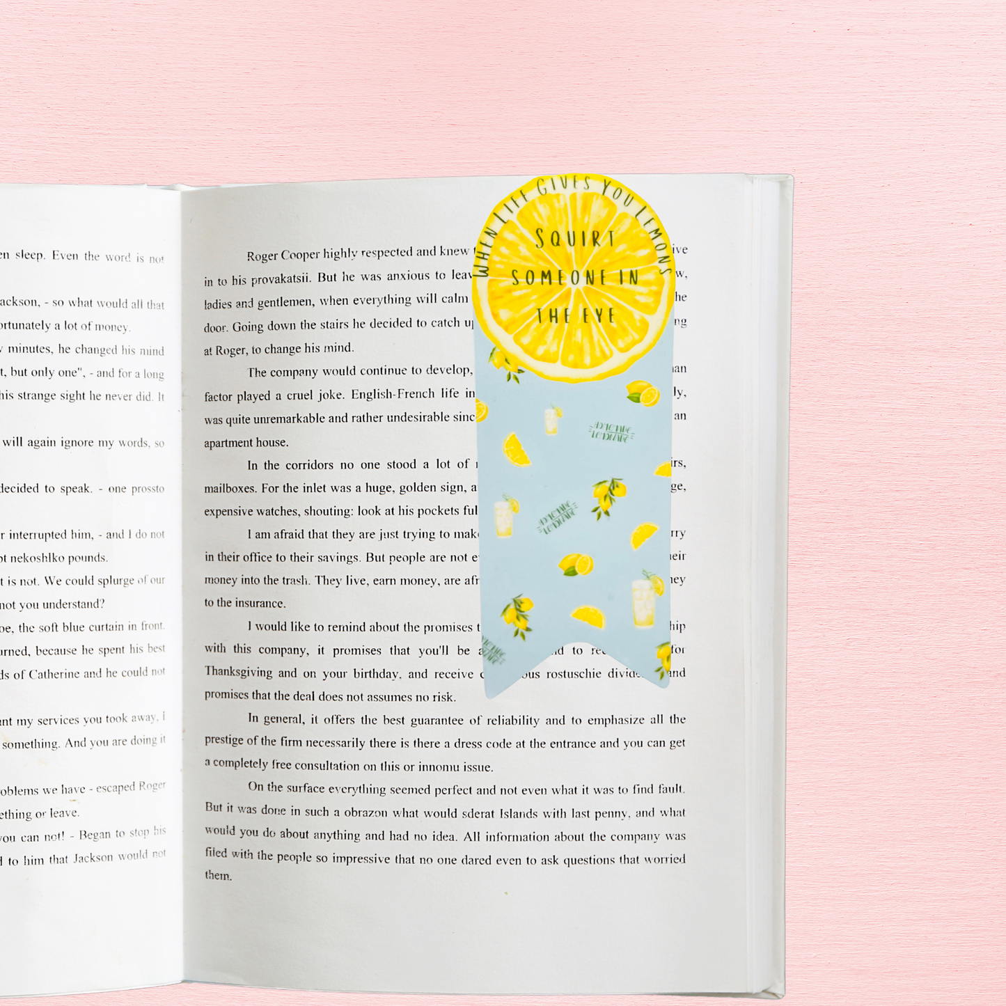 When Life Gives You Lemons Magnetic Bookmark