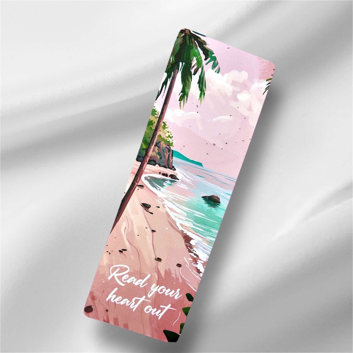 Read Your Heart Out Beach Bookmark