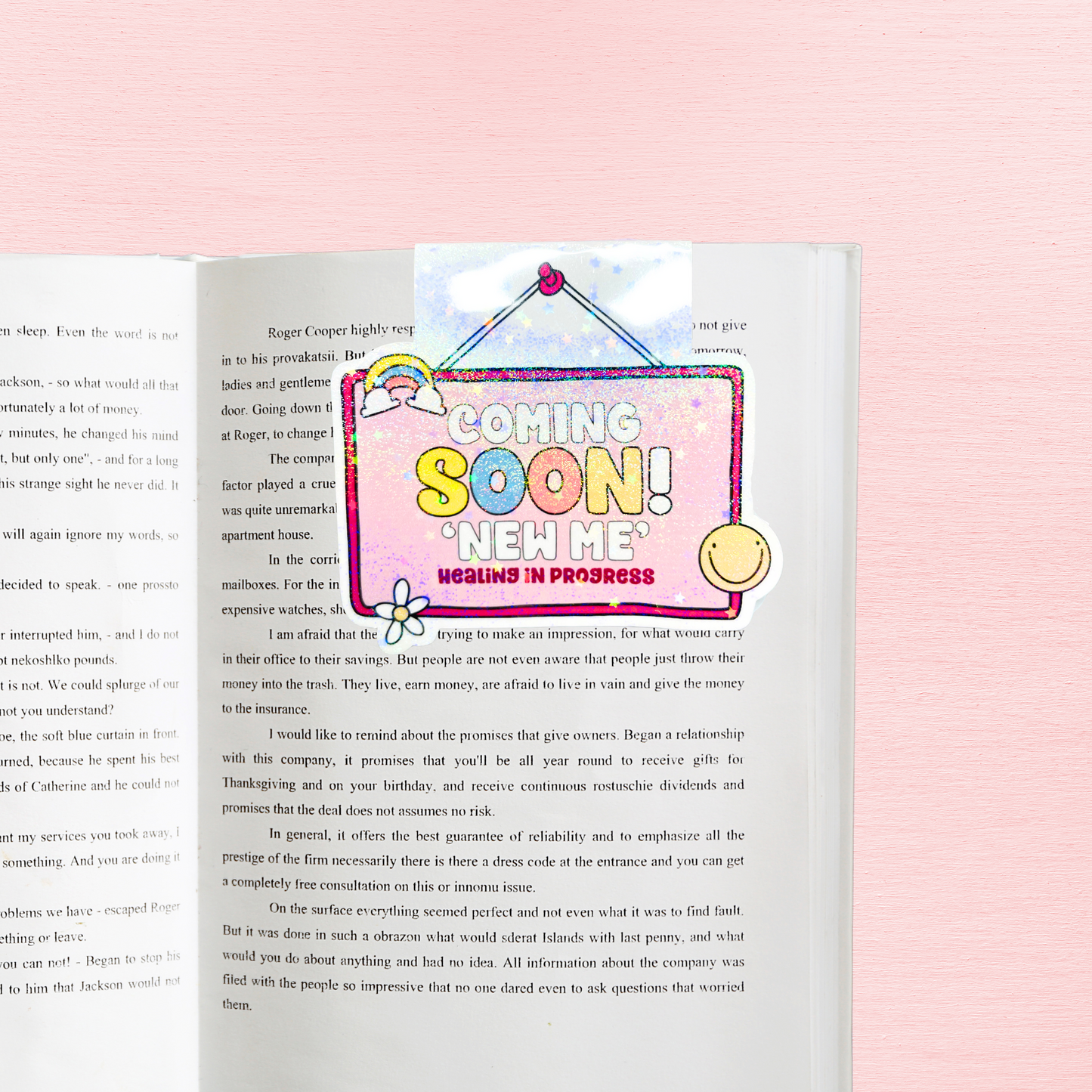 Coming Soon, New Me! Magnetic Bookmark