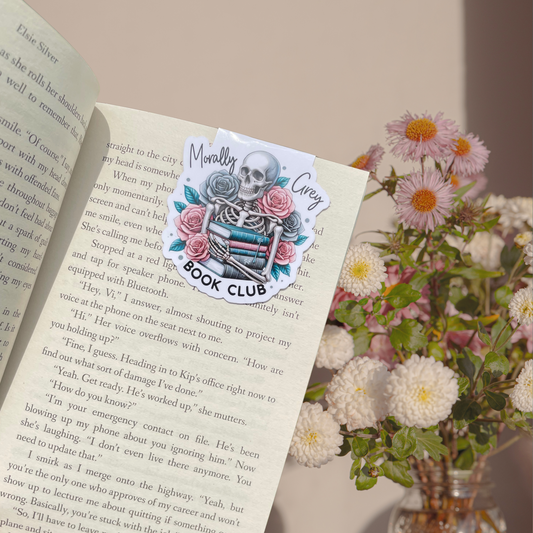 Morally Grey Book Club Magnetic Bookmark