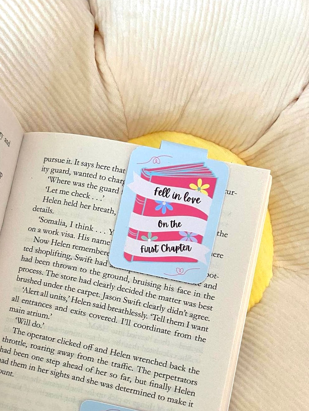 Fell in Love Magnetic Bookmark