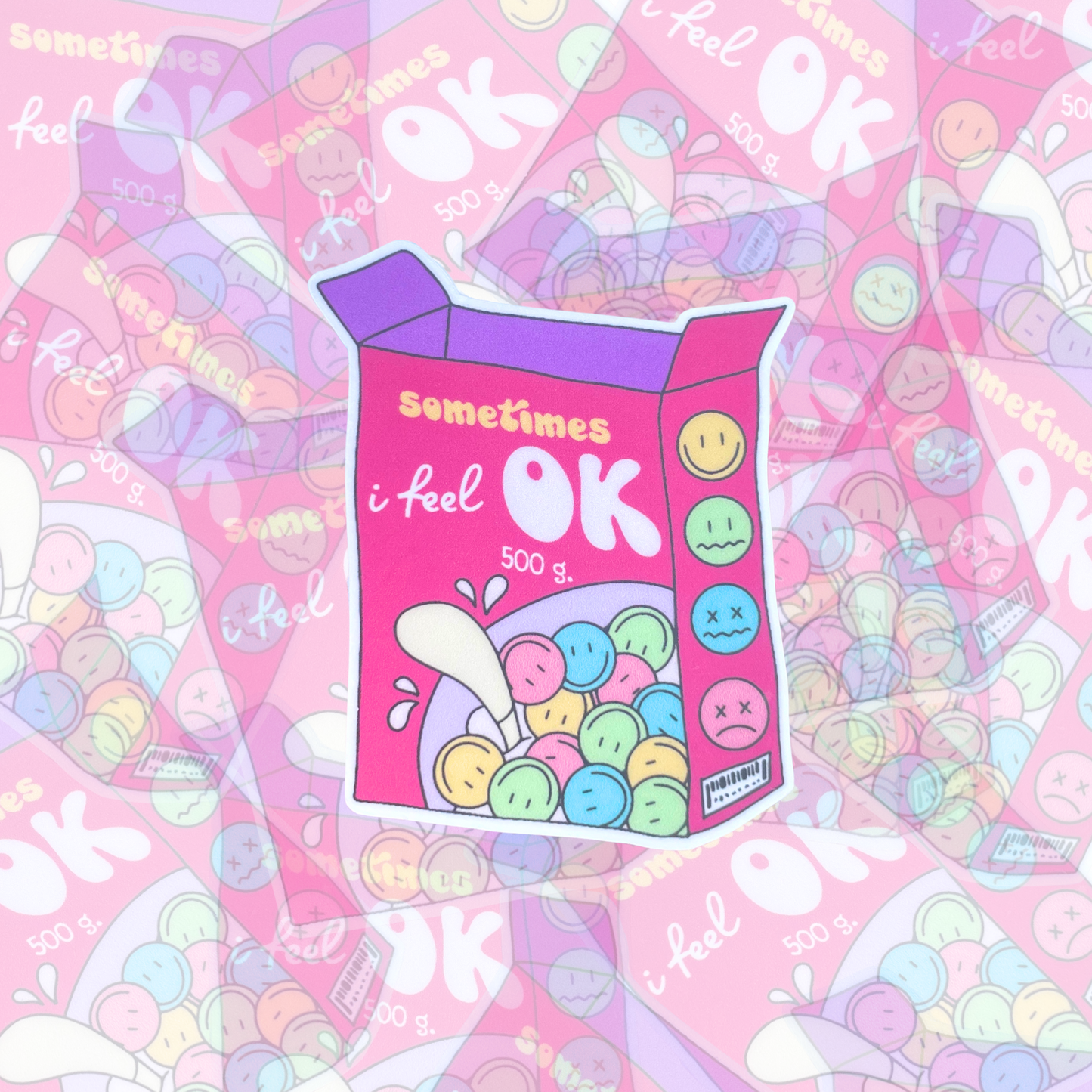 Sometimes I Feel Ok Sticker